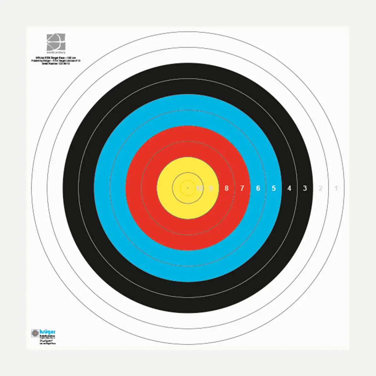 KRÜGER 122cm WA Target Face