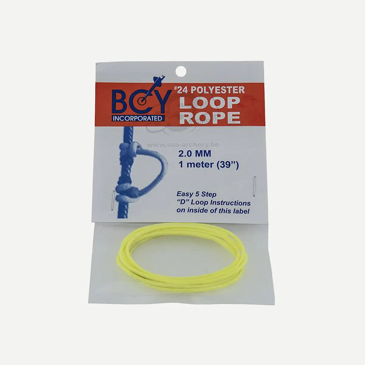 BCY #24 2.0mm 1m D Loop Rope